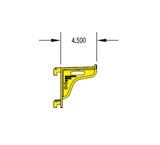 4-Inch Non-Metallic Underground Cable Rack Arm - Image 2