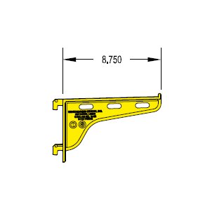 UL Listed 8-Inch Non-Metallic Cable Rack Arm - Image 2