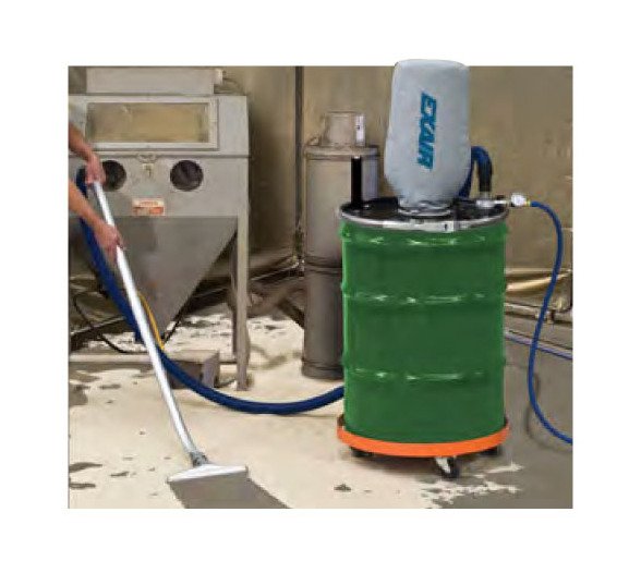 30 Gallon Heavy Duty Dry Vac Air Operated Industrial Vacuum Cleaner - Image 1