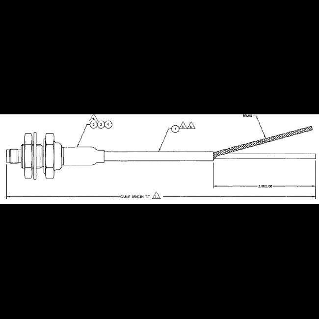 High Voltage Coaxial Pigtail Cable Assembly - Series 600 - Image 1
