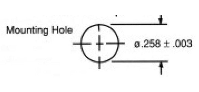 12 kVDC Single Pin Panel Receptacle, Rear Mount - Image 2