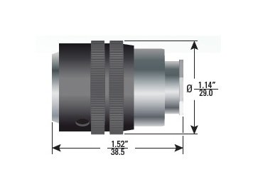 Teledyne Reynolds 1407 Series 7 Pin Shielded Plug Kit - Image 1