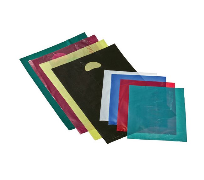 High-Density Embossed Merchandise Bag with Die-Cut Handle - 13x21 inch - Image 1