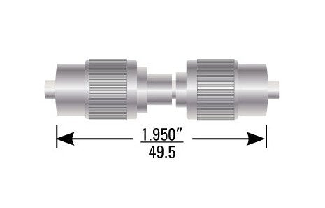 311 Series Cond. 1 Straight Adapter Female-Female - Image 1