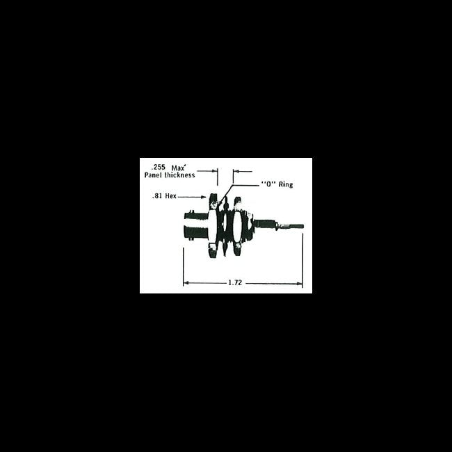 High Voltage Female Contact Cable Connector, 15kVDC - Image 1