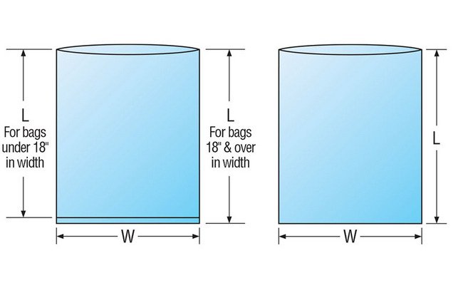 High-Density Flat Polyethylene Material Handling Bag - 4x8x2 Mil - Image 2