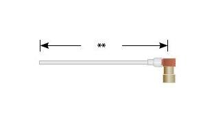 12kVDC PeeWee Series Right Angle Receptacle Cable Assembly - Image 1