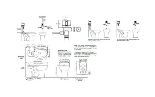 HYBRIDFLUSH Dual-Flush Automatic Water Closet - Image 2