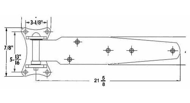 Heavy Duty Cold Storage Door Hinges - Image 2