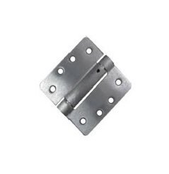 Monroe 4x4 Spring Door Hinges 14 Radius, Antique Brass Finish - Image 1