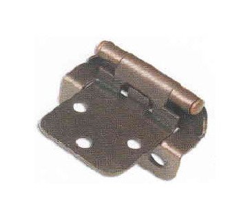 Monroe 203 Series Satin Nickel Cabinet Hinge - 1.55 mm Gauge - Image 1