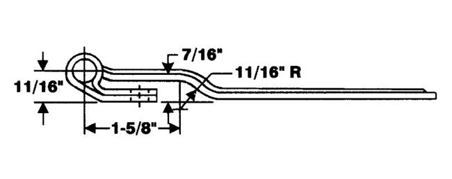 Heavy Duty 12" Strap Hinge for Secure Door Applications - Image 3