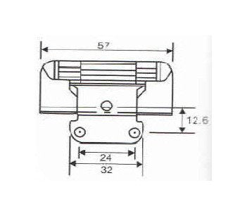 Monroe 195 Series Satin Nickel Steel Cabinet Hinge 1.5mm Gauge - Image 2
