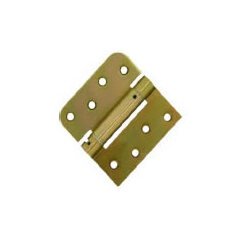 4x4 Spring Door Hinges - Steel, 4x4 inch, White Primed Finish - Image 1