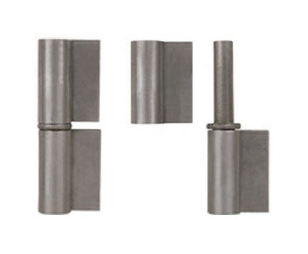 S54 Steel Weld-On Hinges - 120mm, Plain Finish - Image 1