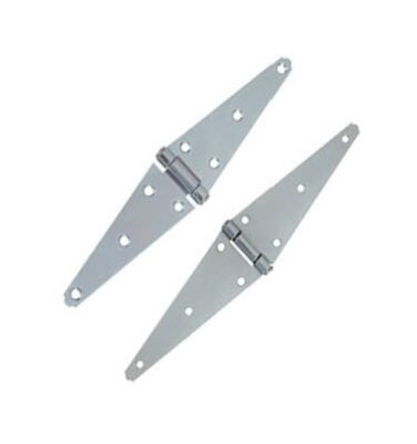Heavy Duty 5-Inch Steel Strap Hinge with Zinc Plate Finish (S15 Series) - Image 1