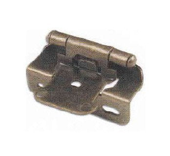 Monroe Cabinet Hinge 196 Series Brass Plated 1.5mm Gauge - Image 1