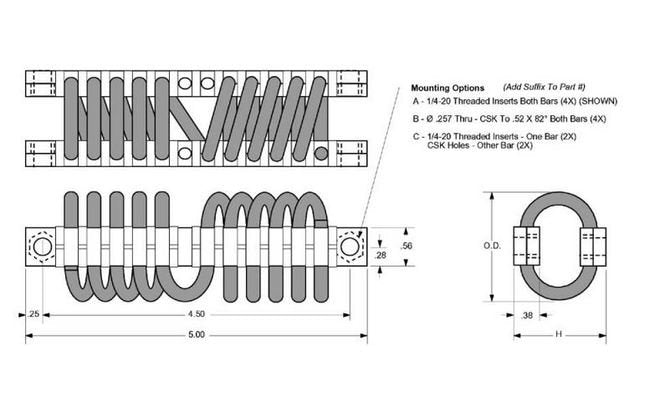 John Evans HM10187 Helical Isolator - Image 2