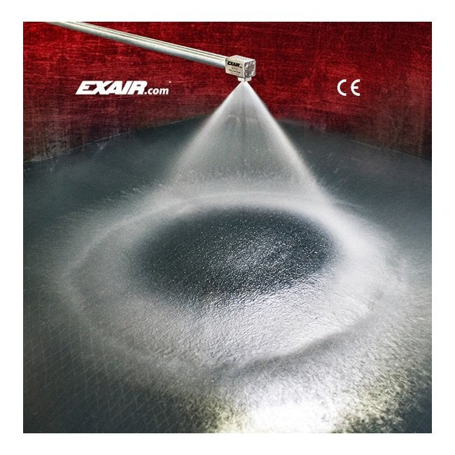 Exair 1/2 NPT HollowStream Liquid Atomizing Nozzle, 2.5 GPM - Image 1