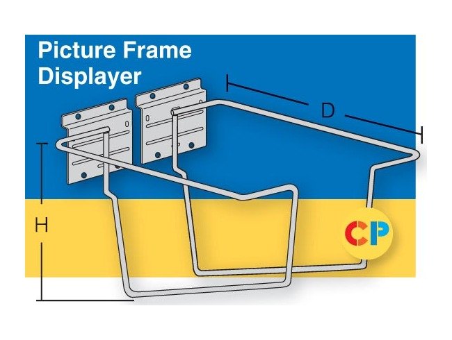Slatwall Picture Frame Displayer Set - Image 1