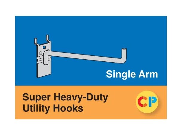 Heavy-Duty Single Arm Utility Hooks - Image 1