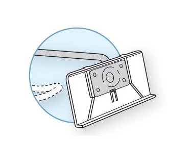 Scan Arm for Tri-Scan Loop Hooks: Flip Scan Label Mount - Image 2