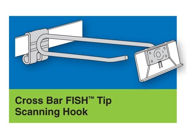 Heavy Duty 11" Cross Bar Fish Tip Scanning Hooks - Image 1