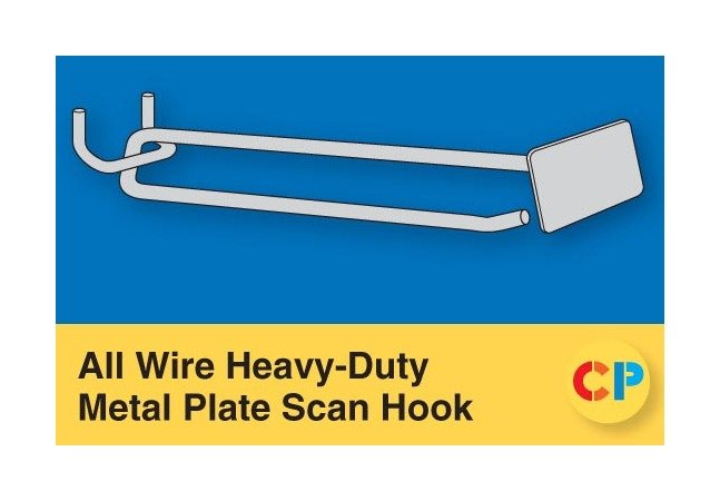 Heavy-Duty Metal Plate Scan Hooks - Image 1