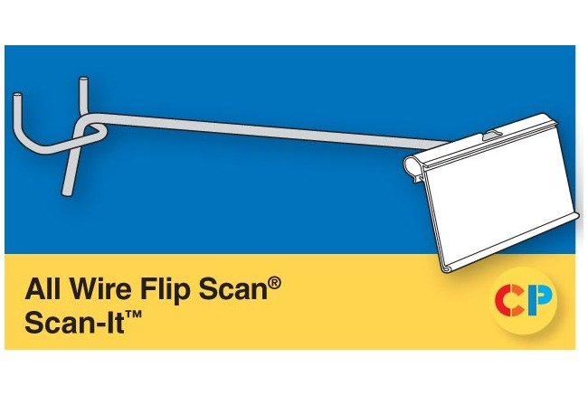 Flip Scan Label Holder - All Wire Flip Scan-It - Image 1