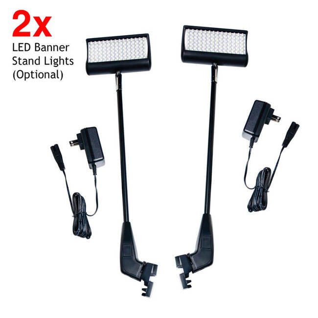 Megastore 8ft Hook and Loop Wave Pop Up Panel Display - Image 3