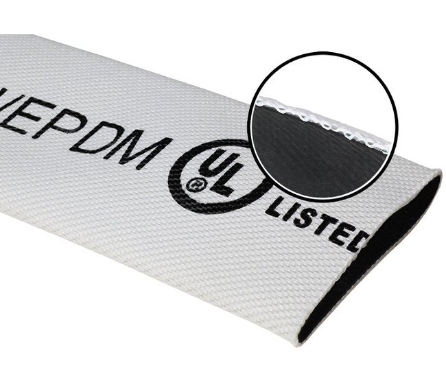 2-1/2 Inch Single Jacket Fire Hose - UL Labeled - 100% Polyester - EPDM Lined - Image 1