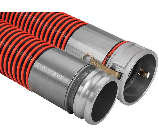 Series PD Nitril Blended Drop Hose Assemblies - Gasoline Tank Truck Hose - Image 1