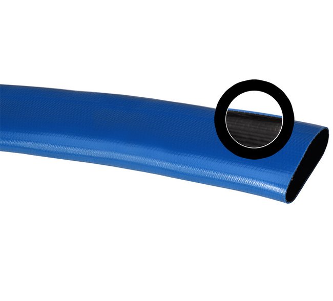 Contitech Blue Flat Discharge Hose 2in x 300ft - Image 1