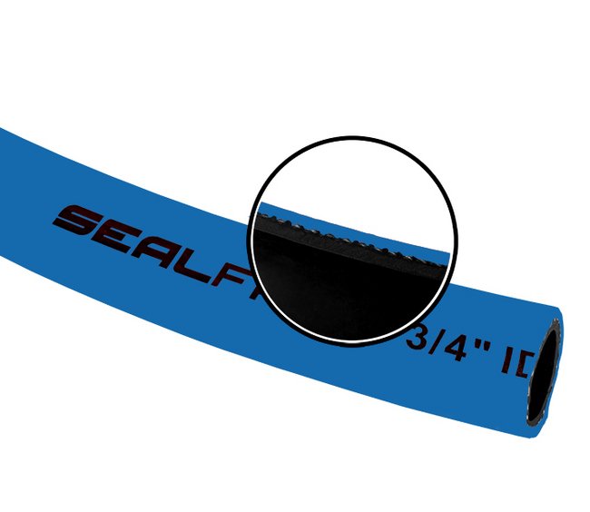 Premium Industrial Rubber Air Hose - General Purpose, 5/8 in x 300 ft - Image 1