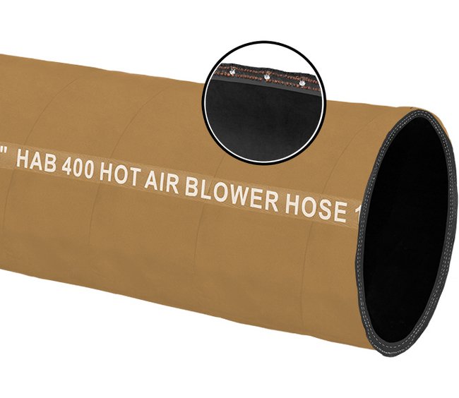 Industrial Hot Air Blower Hose - 3" ID 100 ft - Image 1