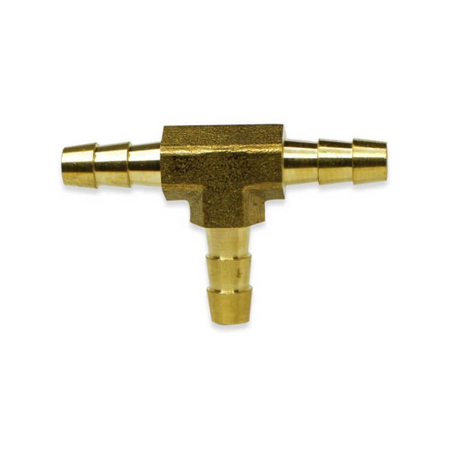 BHT Series 1/4 Inch (in) Size Hose Barb Tee Fitting - Image 1