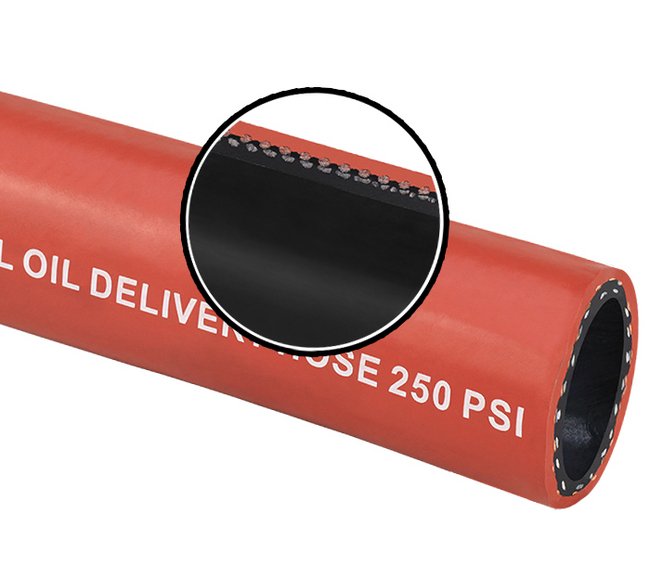 Heavy-Duty Oil Discharge Hose 4" - Image 1