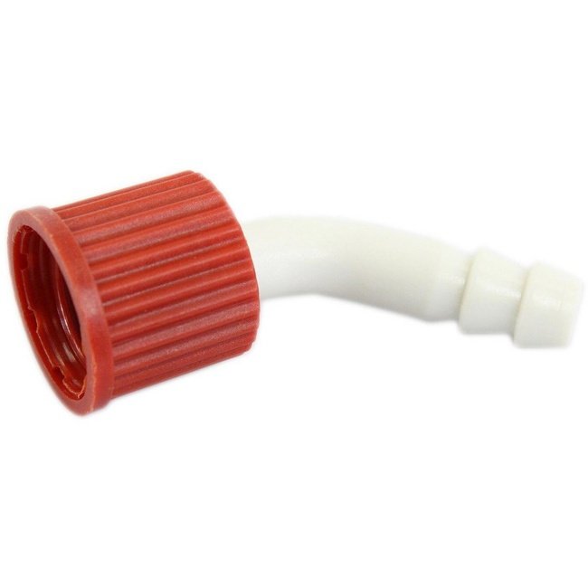 GL-14 Polypropylene Bent Hose Barb with Cap - Image 1