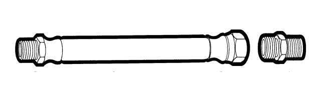 1/2" Air Brake Chamber Hose Assembly - Image 1