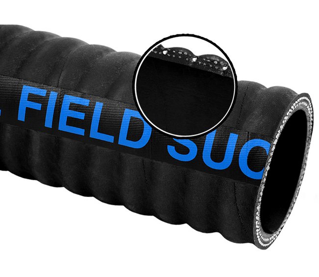 4 Inch Nitrile Blend Corrugated Petroleum Hose - Image 1