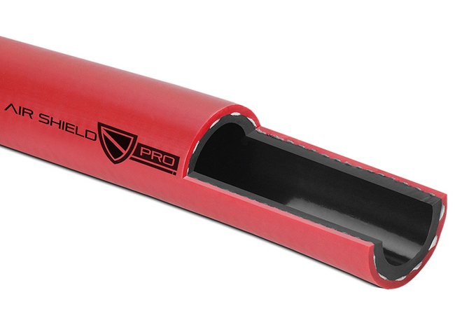 Red PVC/Rubber Blend Air Shield Pro Thermoplastic Hose - Image 1