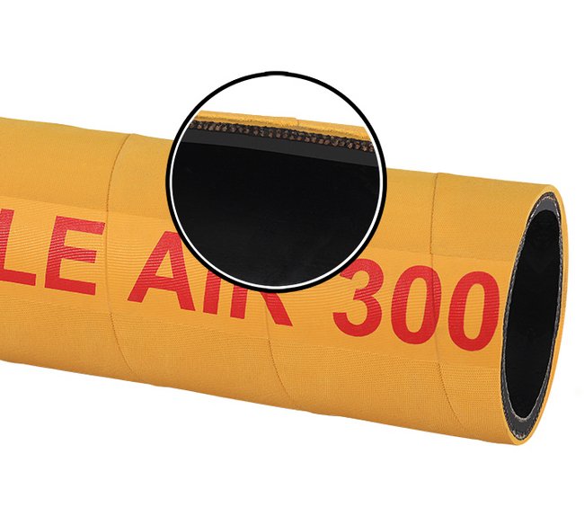 Durable Textile Cord Air Hose - Industrial Grade 1-inch Hose - Image 1