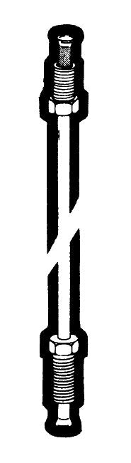 60" Standard Inverted Flare Hydraulic Steel Brake Line Adapter - Image 1