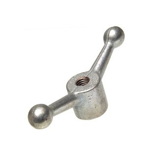 Industrial Double Ball Tapped Handle - Ductile Iron - Image 1