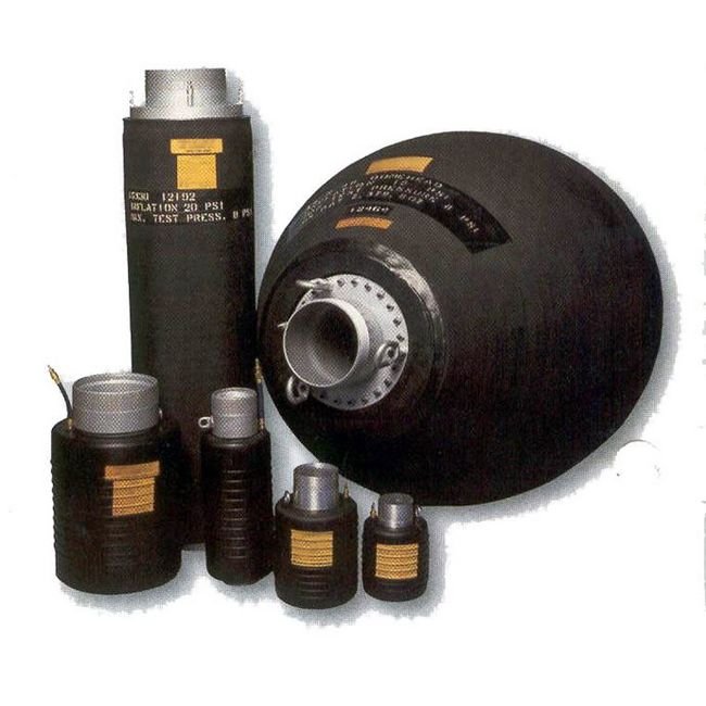 Flow Thru Pipe Plugs - Multi-size Inflatable Plugs for Water and Sewer Testing - Image 1