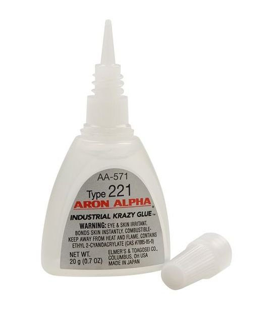 ARON ALPHA Type 221 Fast Set Instant Adhesive 20gm Clear Bottle - Image 1