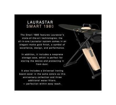 LauraStar Smart 1980 Anniversary Edition Bluetooth Mobile App Ironing System Black - Image 10
