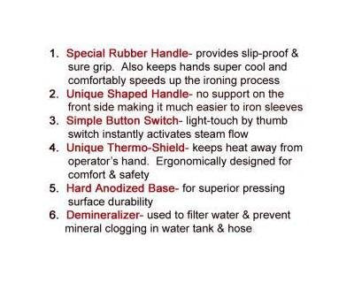 Silverstar EZ90-110V-S Gravity Feed Steam Iron - Image 4