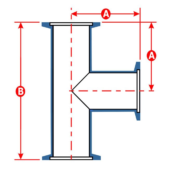 KF-16 3-Way Tee Fittings - Image 2