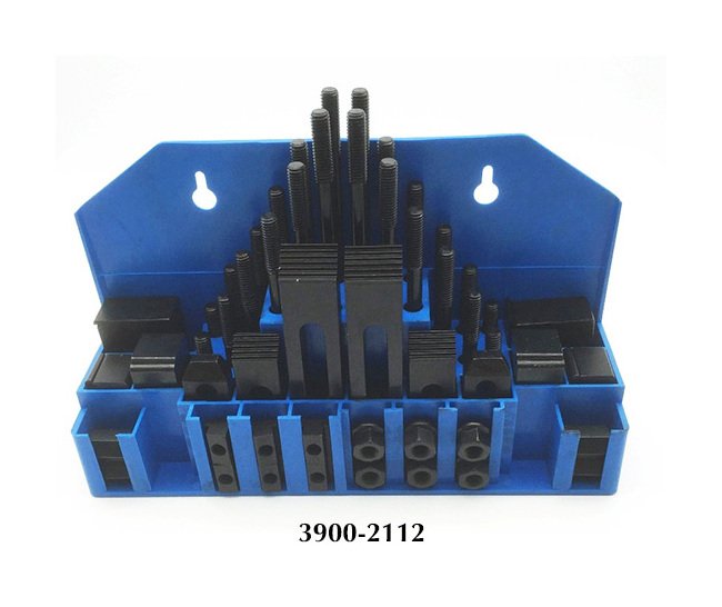 Precise 58 Piece Clamping Kit for 7/16 in T-Slot - Image 1